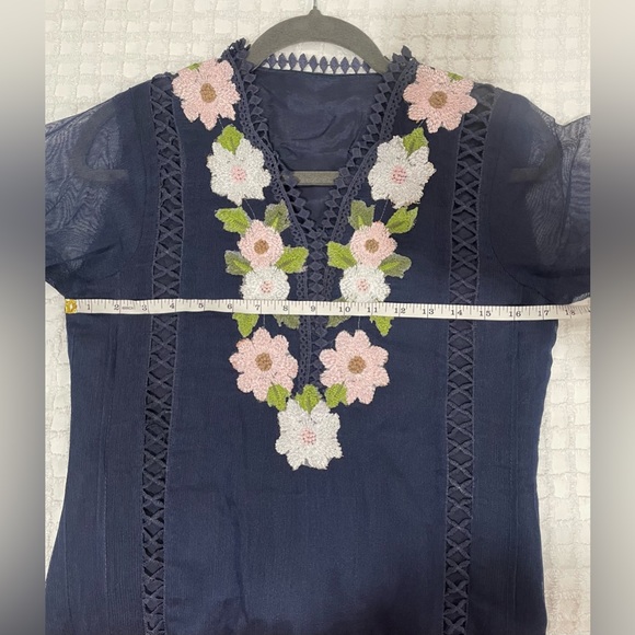 Blue brand new shalwar kameez and dupatta - Picture 5 of 7